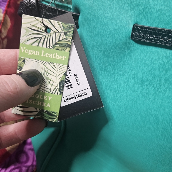 NWT Bright Turquoise Badgley Miska Shoulder Bag No Call Outs - Picture 6 of 6